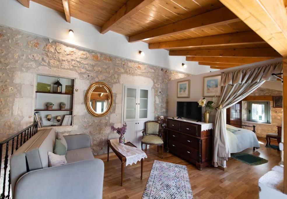 La Casa Di Bella A Tradional Stone House With Barbecue Villa Kariá Exterior foto