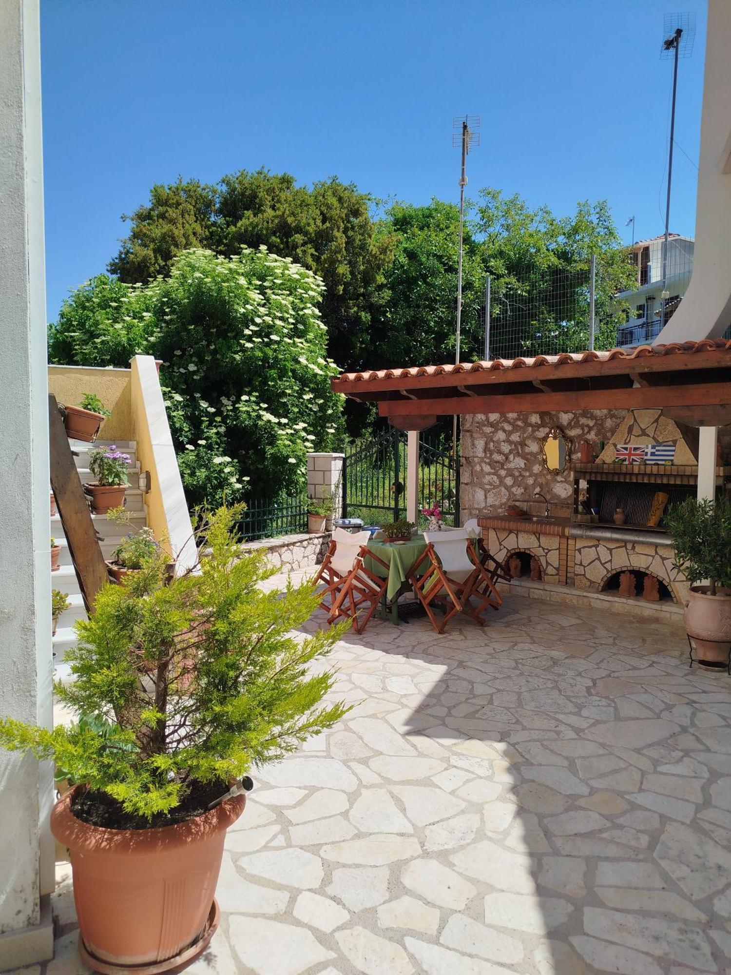 La Casa Di Bella A Tradional Stone House With Barbecue Villa Kariá Exterior foto